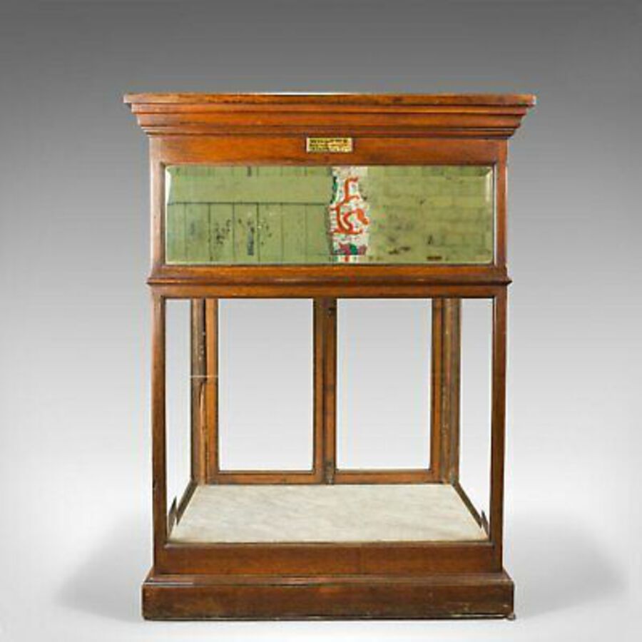 Antique Antique Shop Display Cabinet, English, Edward Willows, Patented, Circa 1905