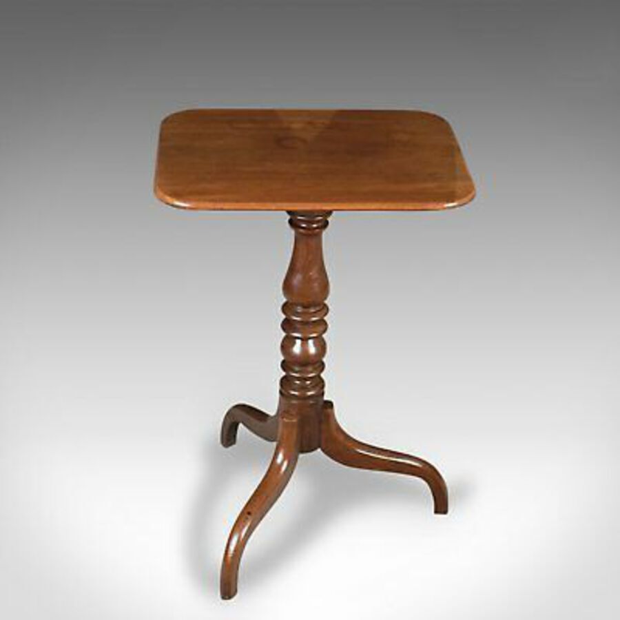 Antique Tilt Top Wine Table, Mahogany, English, Georgian, Early 19th Century