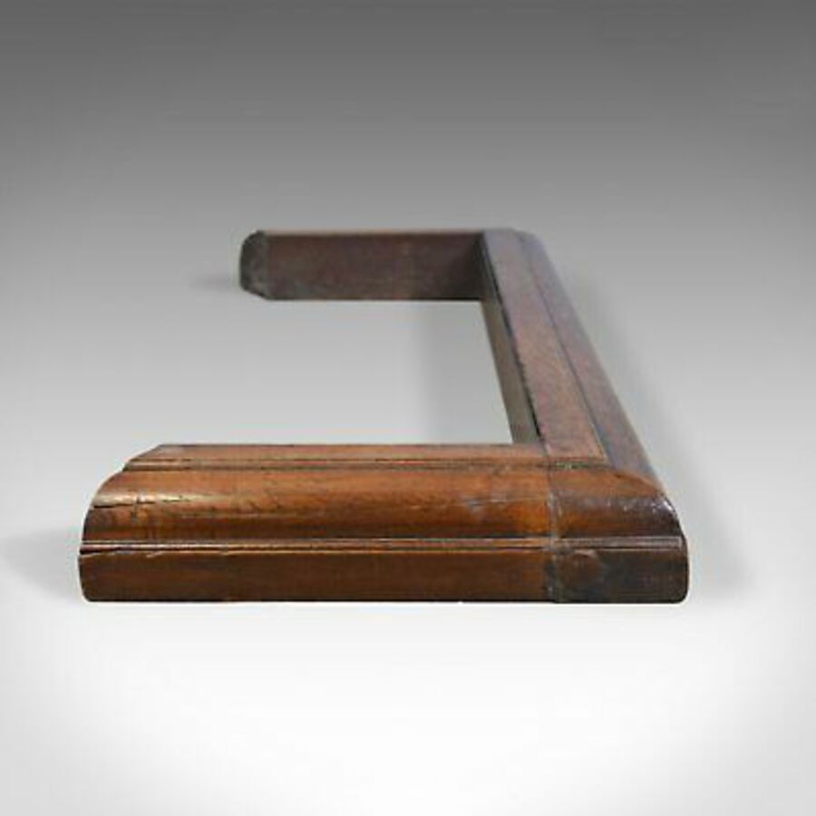 Antique Large Antique Fire Kerb, English, Victorian, Oak, Fireside Fender, Circa 1870