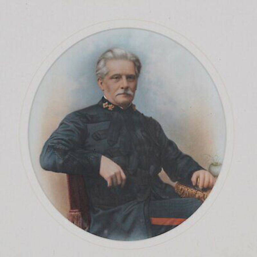 Antique Antique Portrait, English, Framed Ceramic Painting, Photographs, Victorian, 1890
