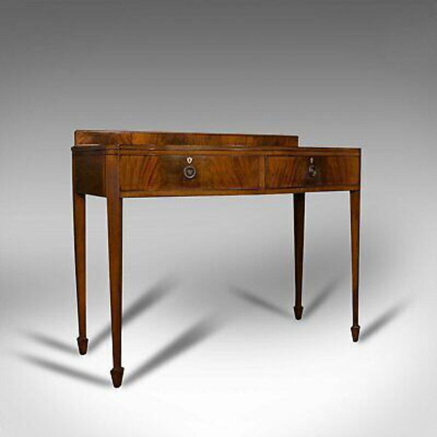 Antique Side Table, English, Mahogany, Buffet, Server, Hamptons, Edwardian, 1910