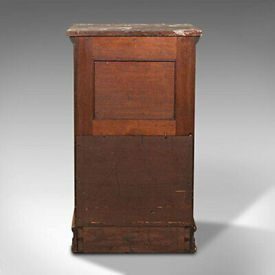 Antique Antique Nightstand, English, Walnut, Bedside Cabinet, Gillow & Co, Victorian