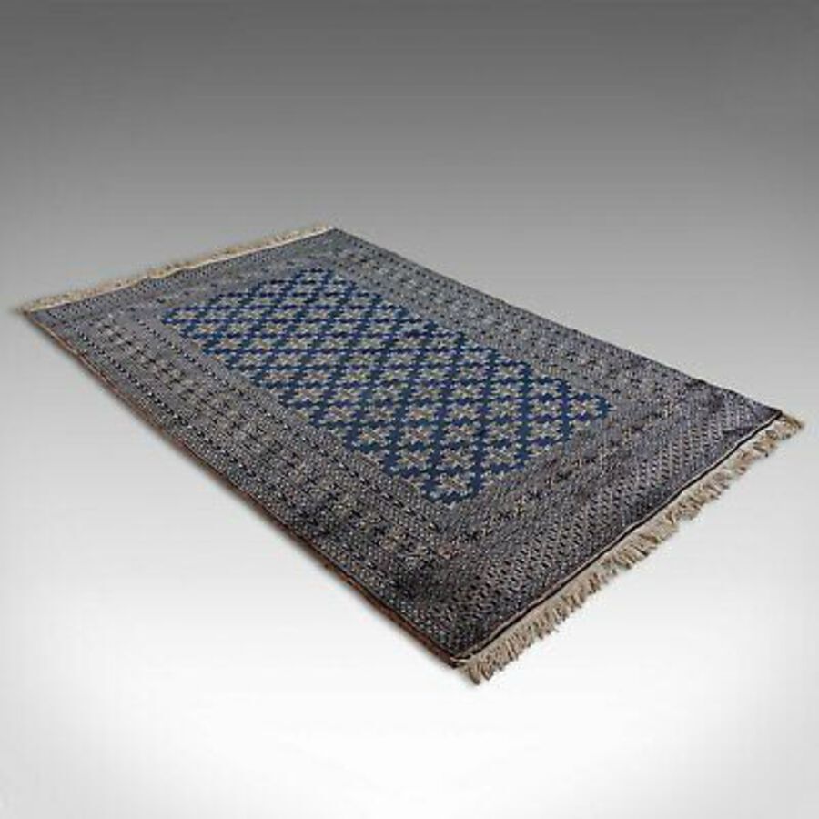 Antique Vintage Bokhara Rug, Woven, Hall Carpet, Early 20th Century, Circa 1930