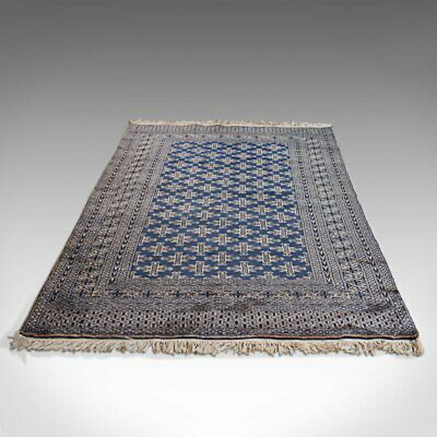 Antique Vintage Bokhara Rug, Woven, Hall Carpet, Early 20th Century, Circa 1930