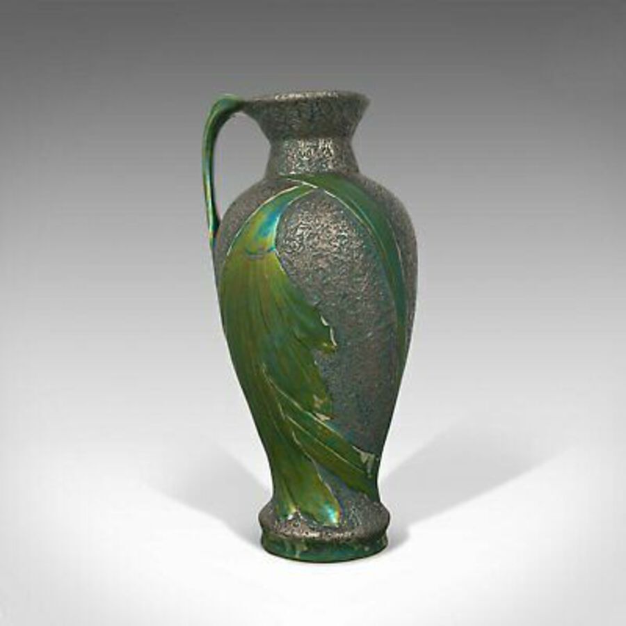 Antique Antique Serving Ewer, Austrian, Ceramic, Amphora, Jug, Art Nouveau, Circa 1900