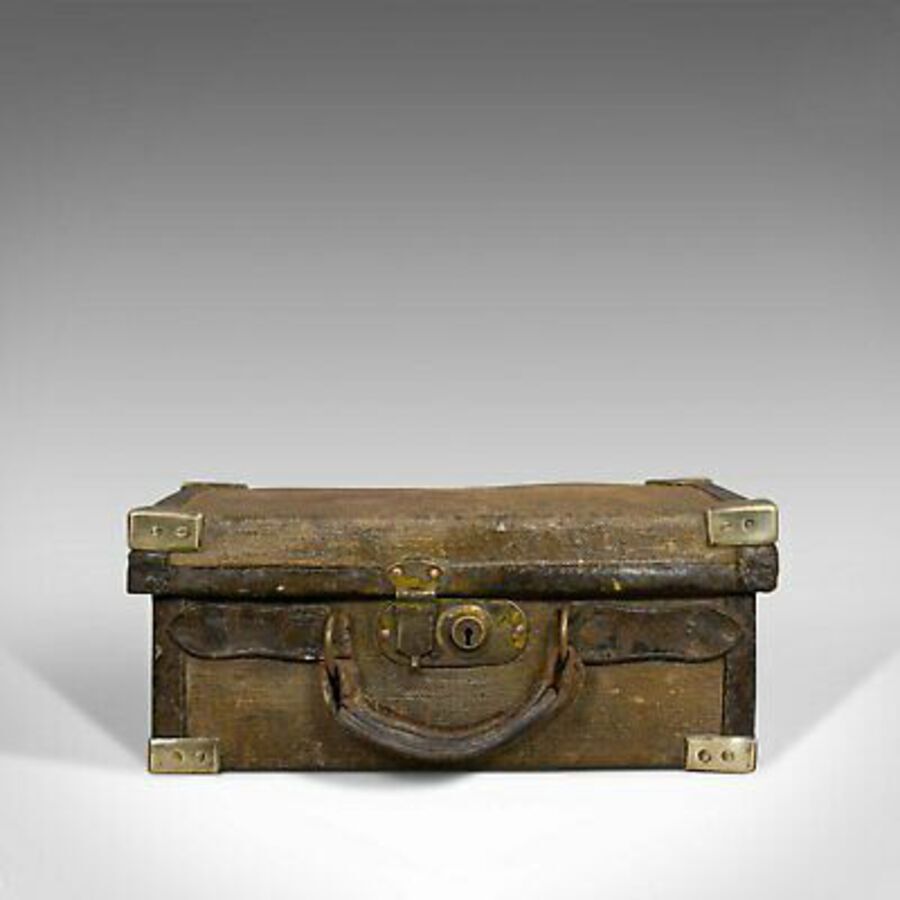 Antique Antique Cartridge Case, English, Sporting Trunk, WT Hancock, London, Victorian