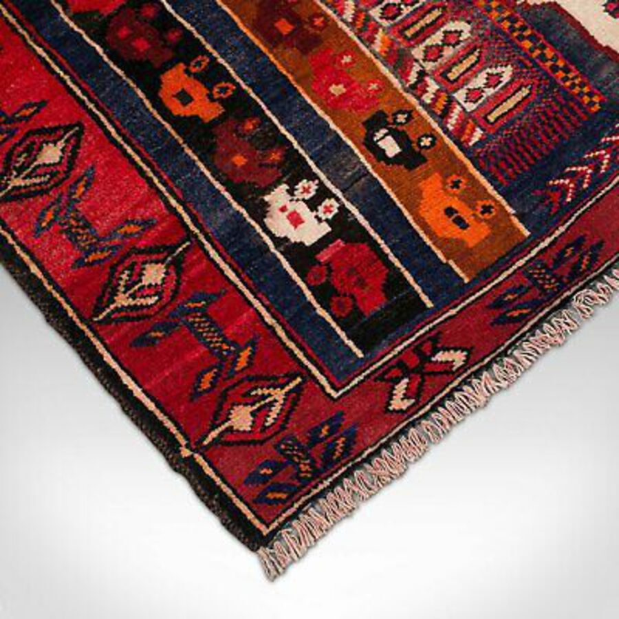 Antique Vintage Baluchi Rug, Persian, Hand Woven, Decorative, Hall, Lounge, Carpet