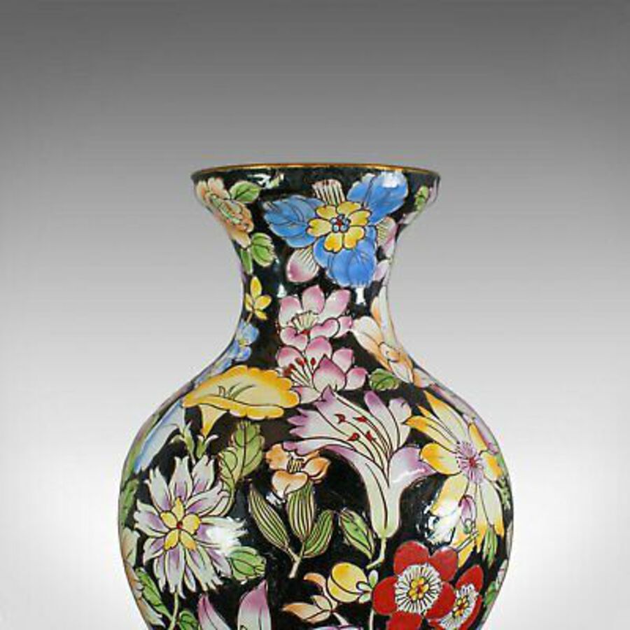 Antique Antique Decorative Vase, French, Cloisonne, Baluster Urn, Victorian, Circa 1880