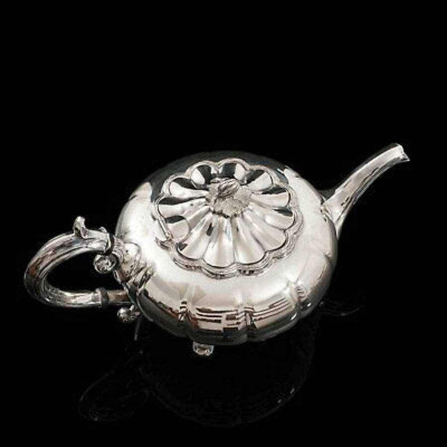 Antique Vintage Tea Service, English, Silver Plated, Teapot, Dish, Viners of Sheffield