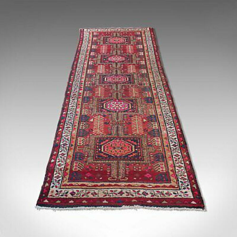Antique Large, Vintage Baluchi Hallway Runner, Persian, Hall, Rug, Carpet, Mid 20th.C