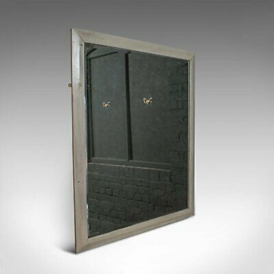 Antique Large Antique Wall Mirror, English, Victorian, Painted, Pitch Pine, Circa 1900
