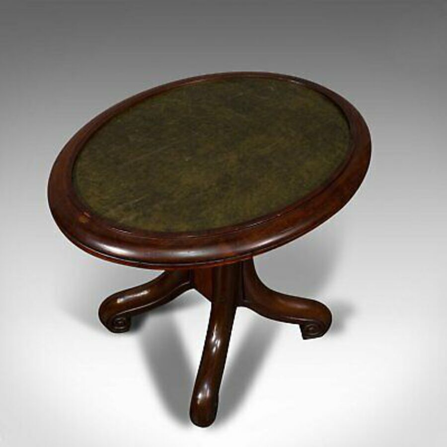 Antique Antique Library Side Table, English, Mahogany, Occasional, Victorian, Circa 1850