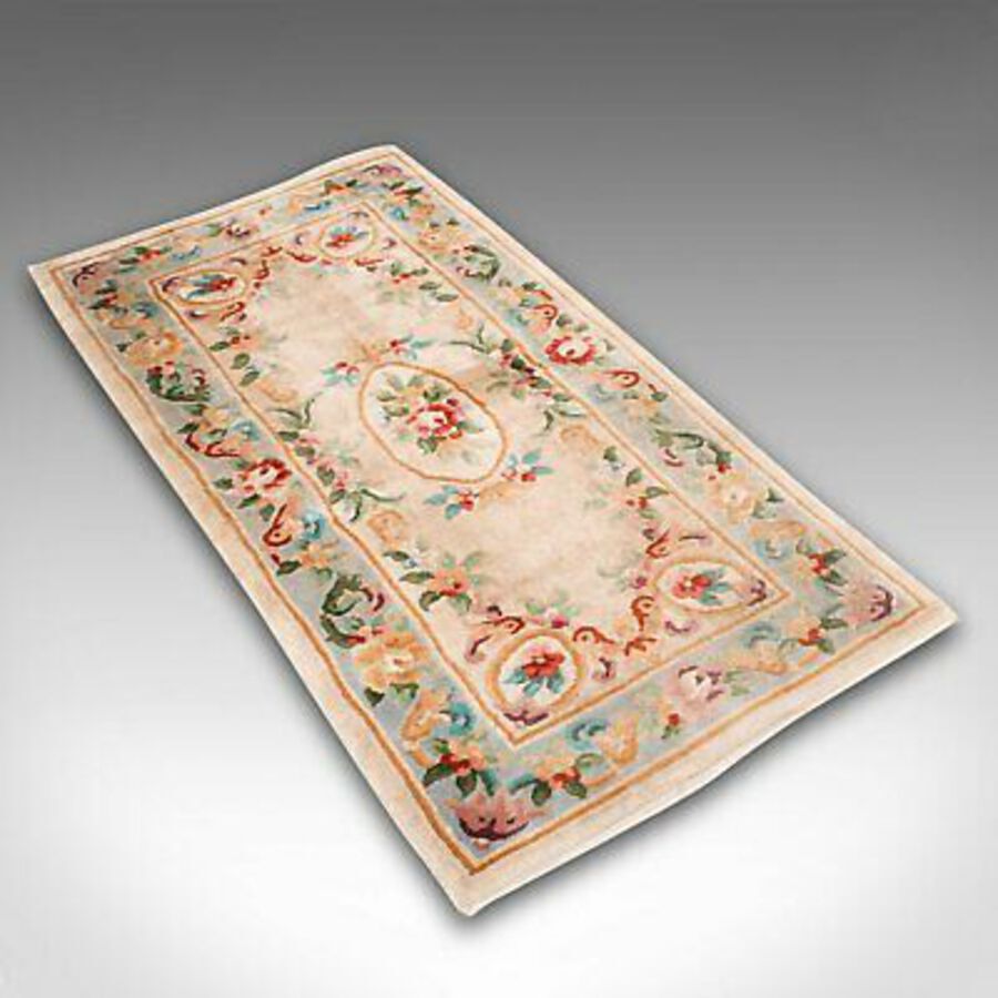 Vintage Decorative Rug, Oriental, Hallway, Carpet, Late 20th Century, Circa 1970