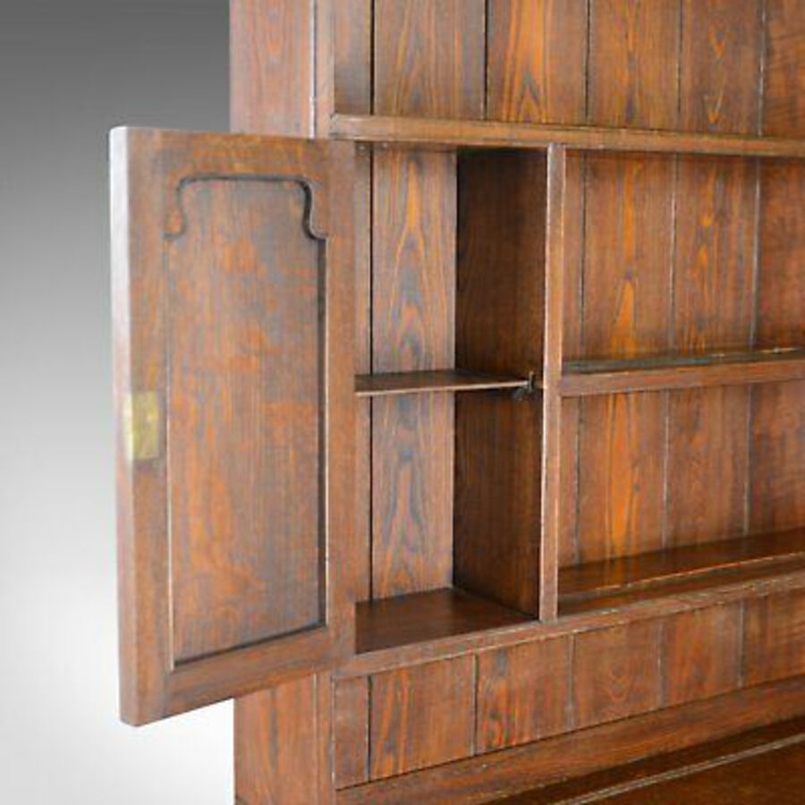 Antique Antique Dresser, English, Oak, Victorian, Country Kitchen, Sideboard, Circa 1870