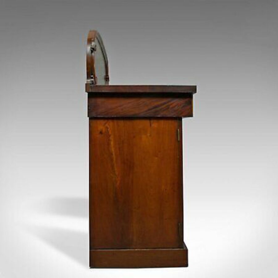 Antique Antique Pedestal Sideboard, English, Mahogany, Dresser, Victorian, Circa 1850