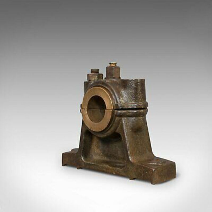 Antique Antique Engine Bearing, English, Cast Iron, Bronze, Desk, Paperweight, Ornament