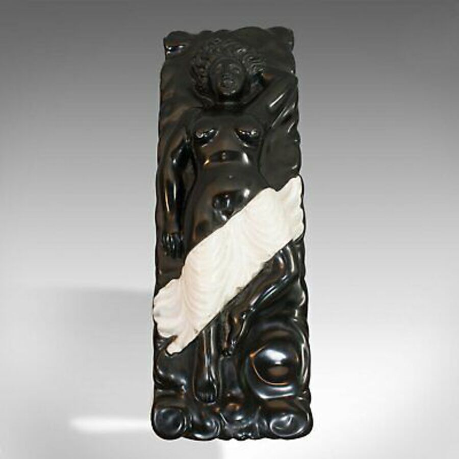 Antique Vintage Decorative Sculpture, English, Marble, Female, Ornament, D. Hurley