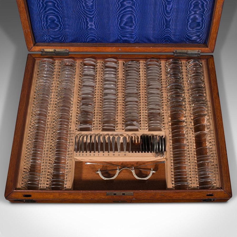 Antique Antique Optometrist's Set, English, Optical Instrument Case, Victorian, C.1900