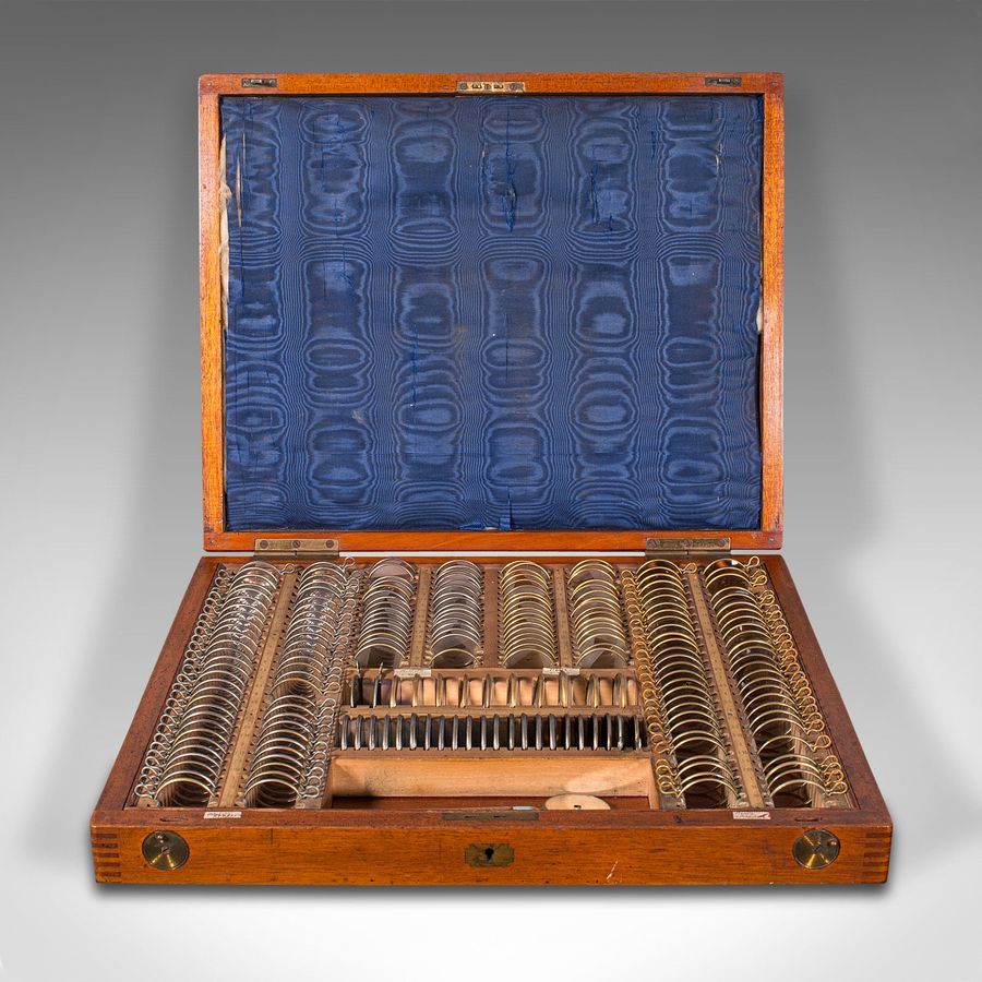 Antique Antique Cased Optometrist's Set, English, Optical Instrument, Boxed, Victorian