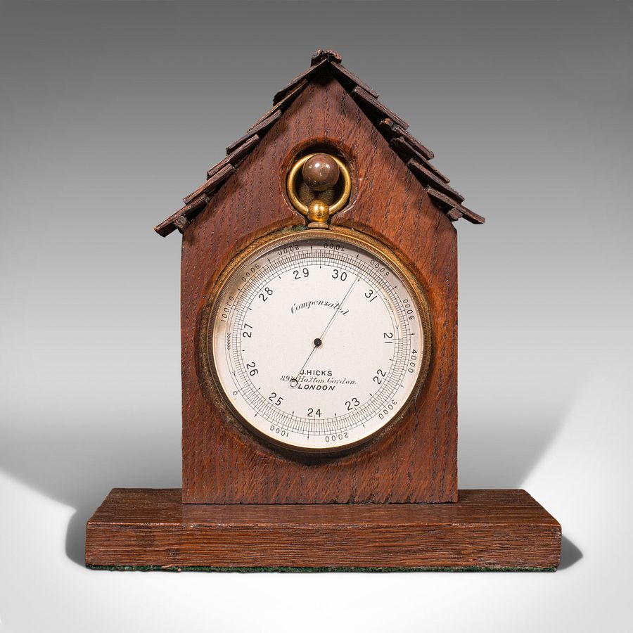 Antique Antique Barometer Altimeter, English, Explorer's Instrument, Hicks, Victorian