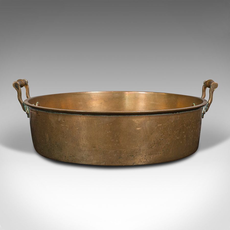 Antique Antique Country House Braising Pan, English, Bronze, Cooking Pot, Victorian