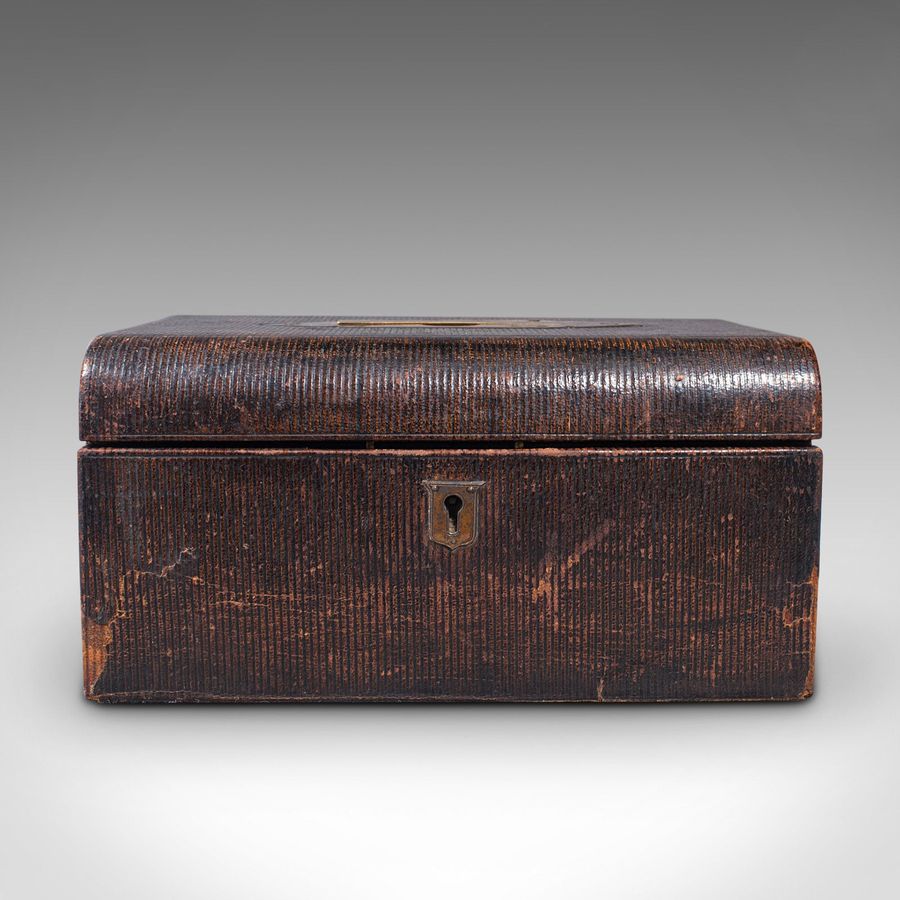 Antique Antique Travelling Vanity Box, English, Campaign Correspondence Case, Victorian