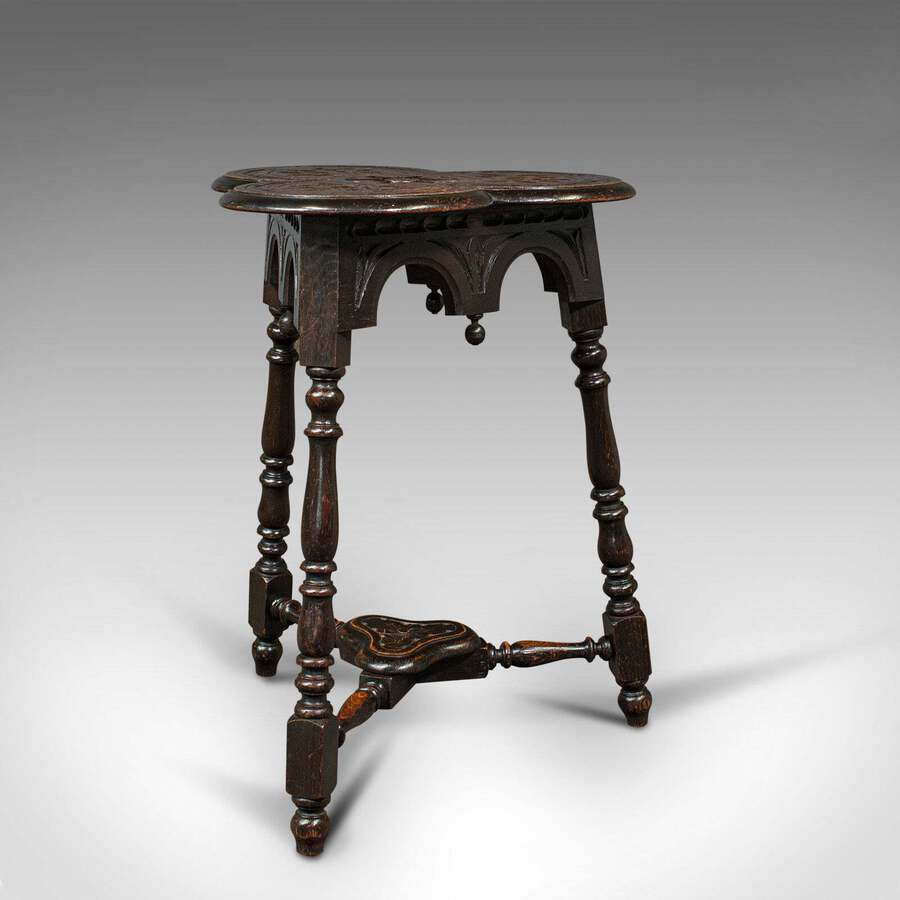 Antique Narrow Mahogany Side Table/Hall Table ANTIQUES.CO.UK