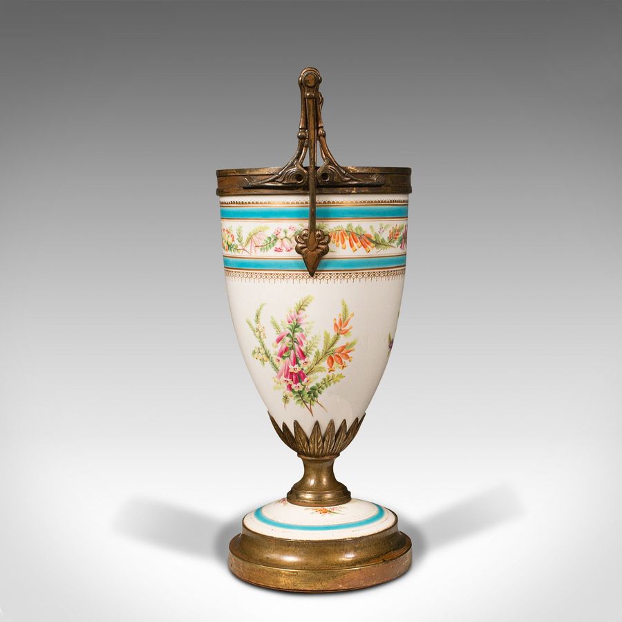 Antique Antique Mantlepiece Jardiniere, French, Ceramic, Display, Planter, Victorian
