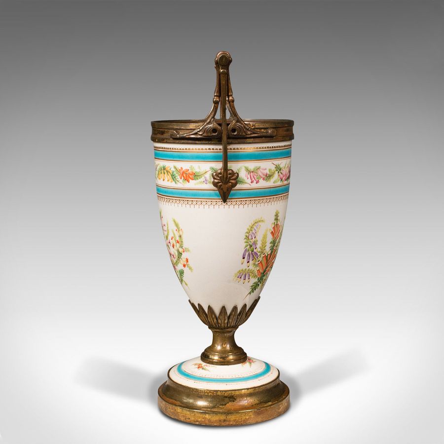 Antique Antique Mantlepiece Jardiniere, French, Ceramic, Display, Planter, Victorian