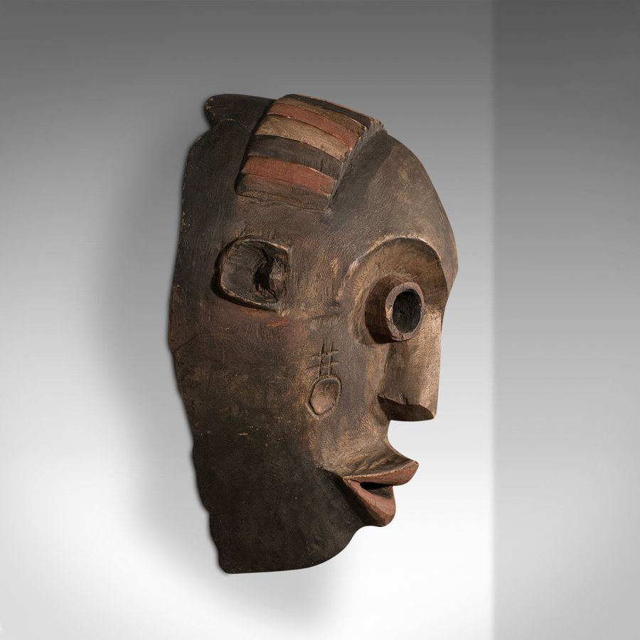 Antique Antique Carved Dan Mask, Ivorian, African, Tribal, Ivory Coast, Victorian, 1900