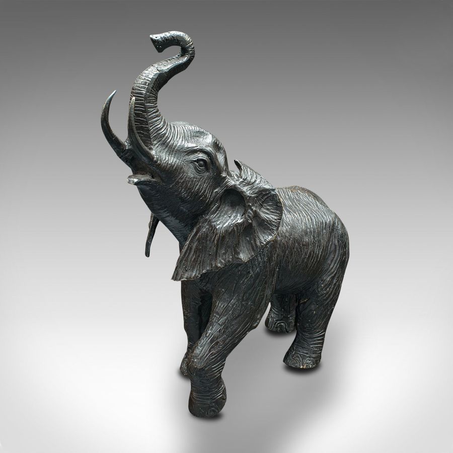 Antique Antique Elephant Statue, English, Bronze, Wildlife Figure, Victorian, Circa 1900