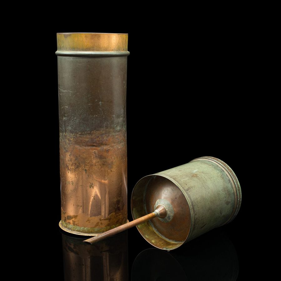 Antique Antique Pluviometer Set, English, Copper, Meteorological, Rain Gauge, Victorian