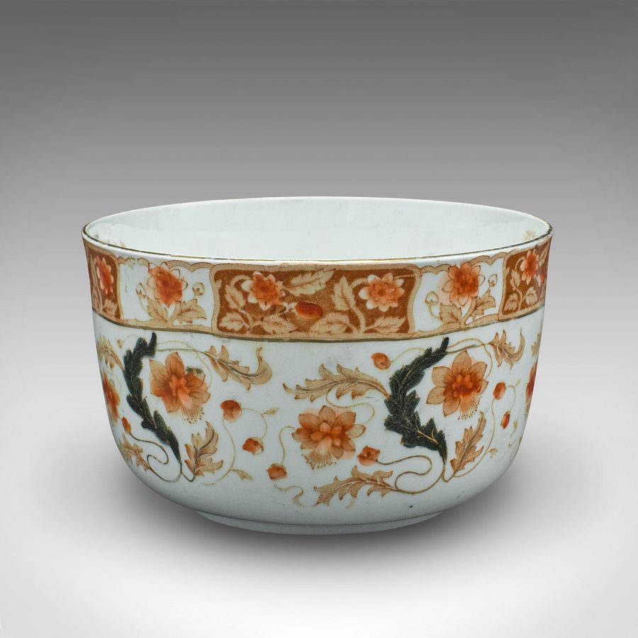 Antique Antique Decorative Bowl, Continental, Ceramic, Serving Dish, Victorian, C.1900