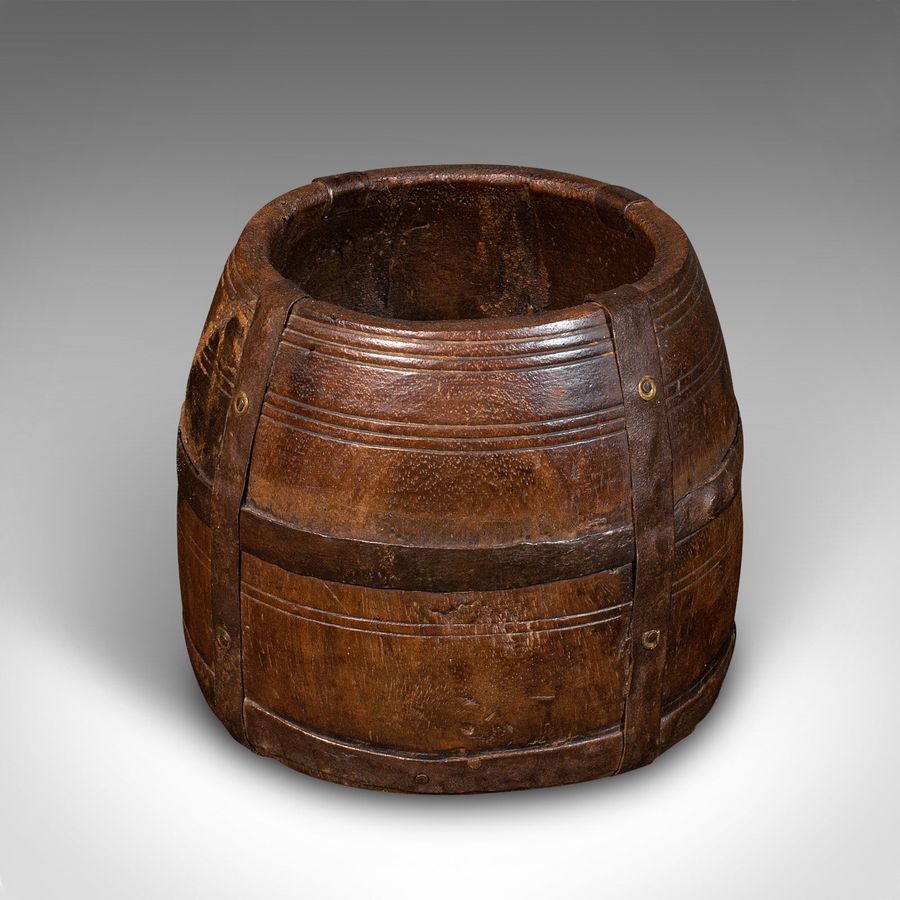 Antique Antique Tribal Jardiniere, African Ironwood, Decorative Bowl, Planter, Victorian