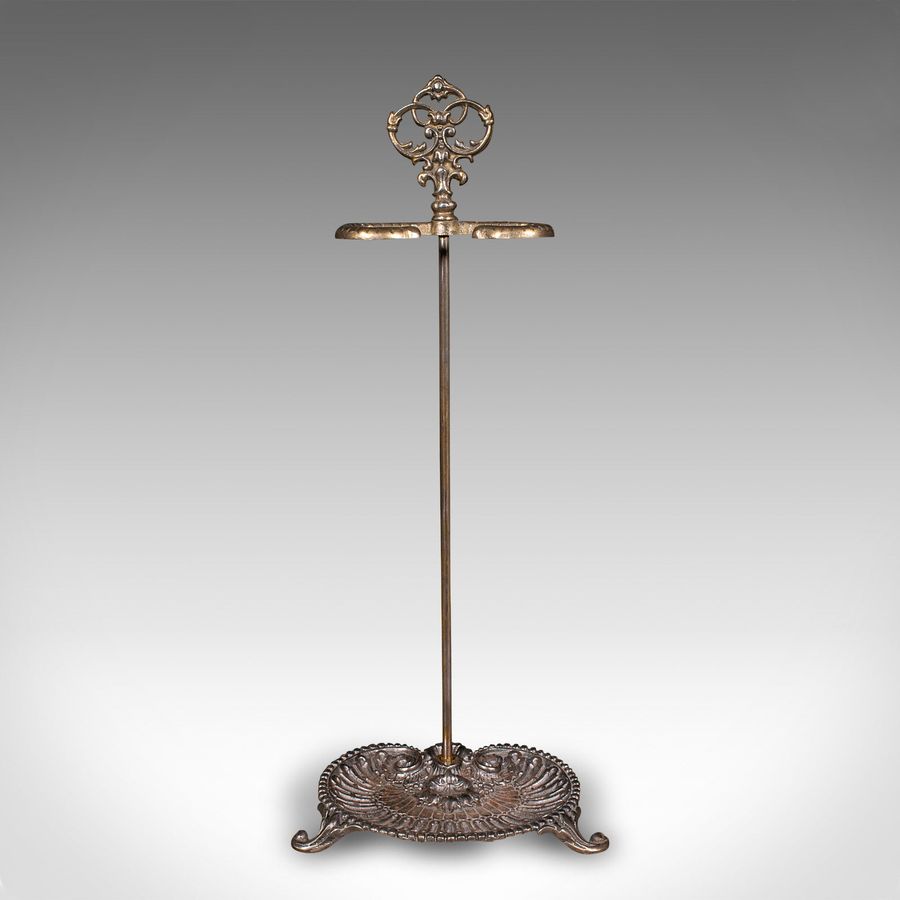 Antique Antique Art Nouveau Stick Stand, French, Hallway, Umbrella Rack, Late Victorian