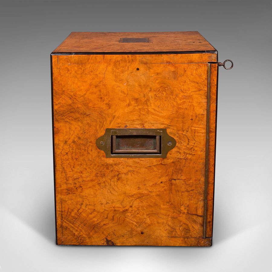 Antique Antique Gentleman's Cigar Humidor, English, Campaign Smoker's Box, Regency, 1820