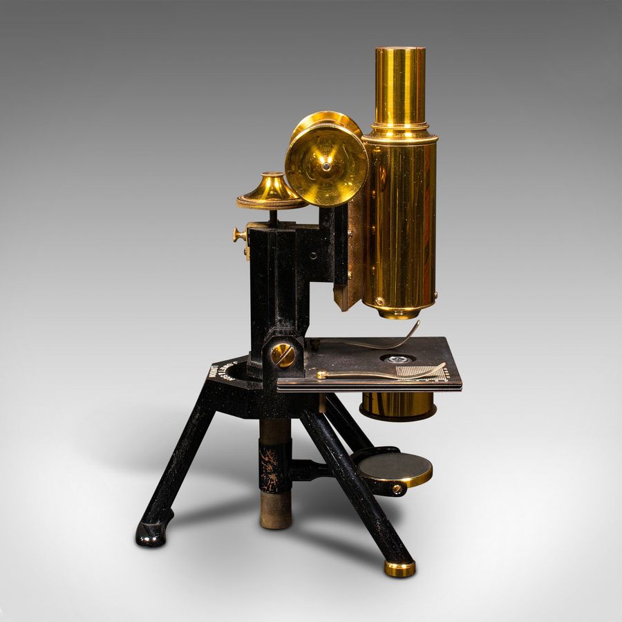 Antique Antique Cased Microscope, English, Scientific Instrument, Swift & Son, Edwardian