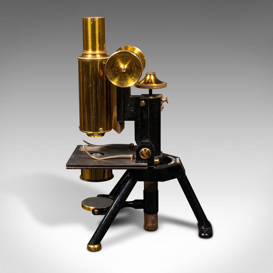 Antique Antique Cased Microscope, English, Scientific Instrument, Swift & Son, Edwardian