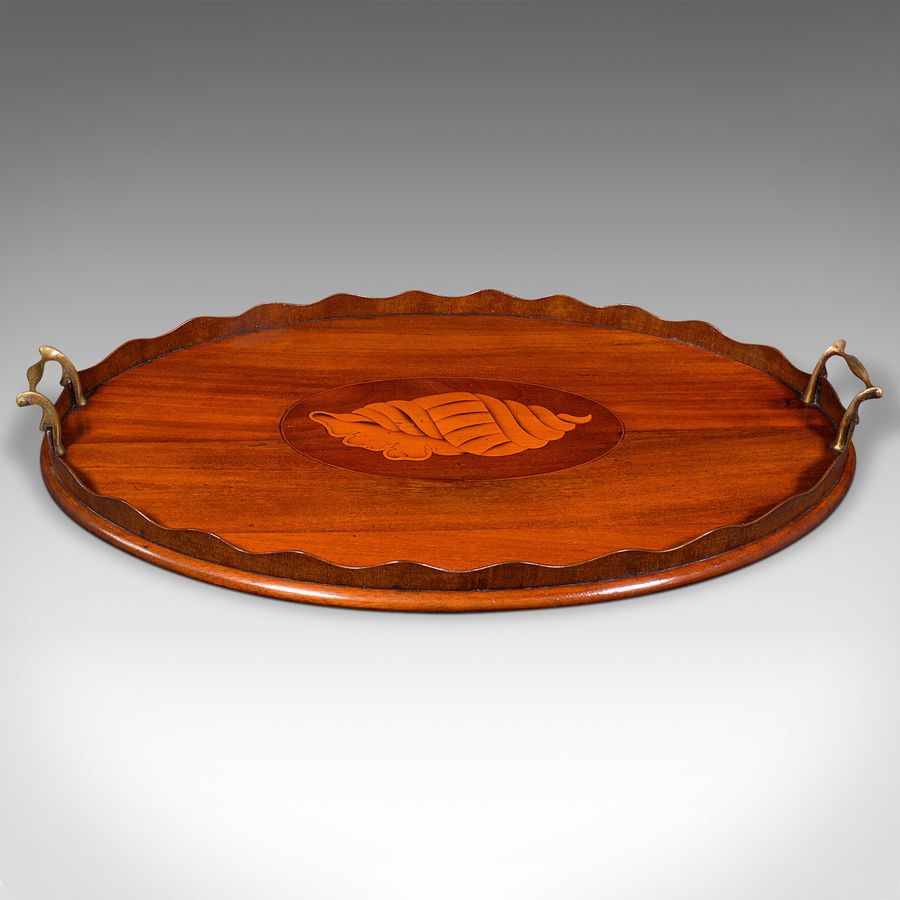 Antique Antique Decorative Afternoon Tea Tray, English, Serving Platter, Regency, C.1820