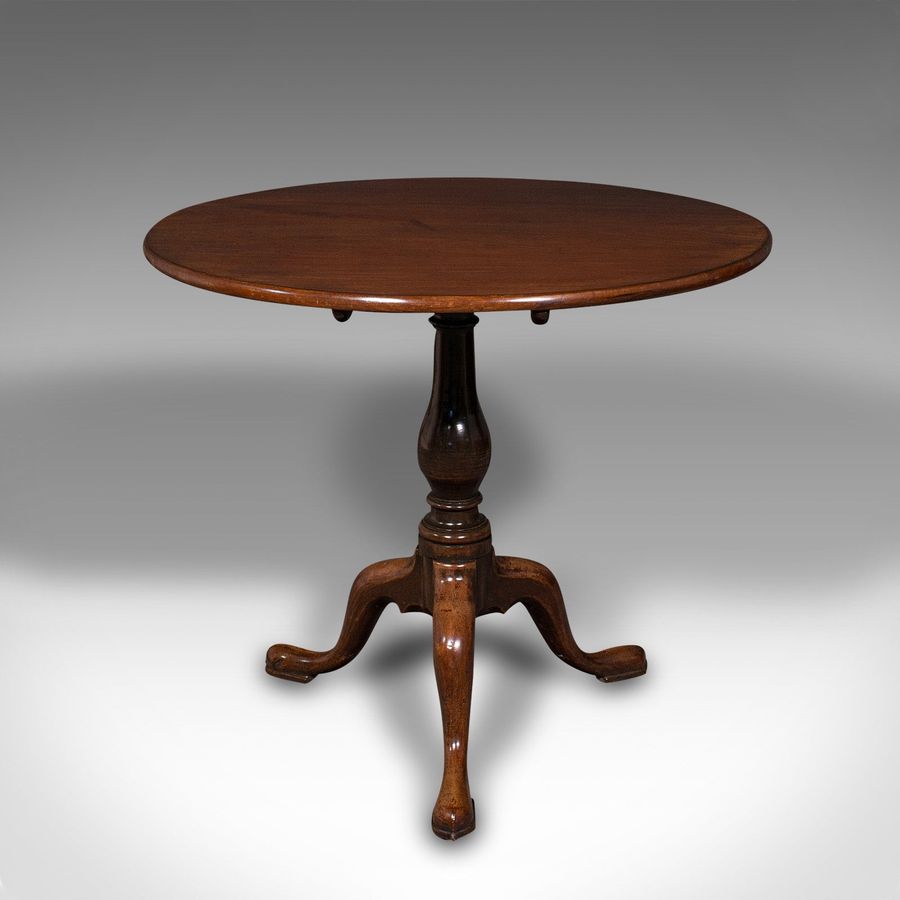 Antique Antique Tilt Top Table, English, Side, Lamp, Breakfast, Georgian, Circa 1820