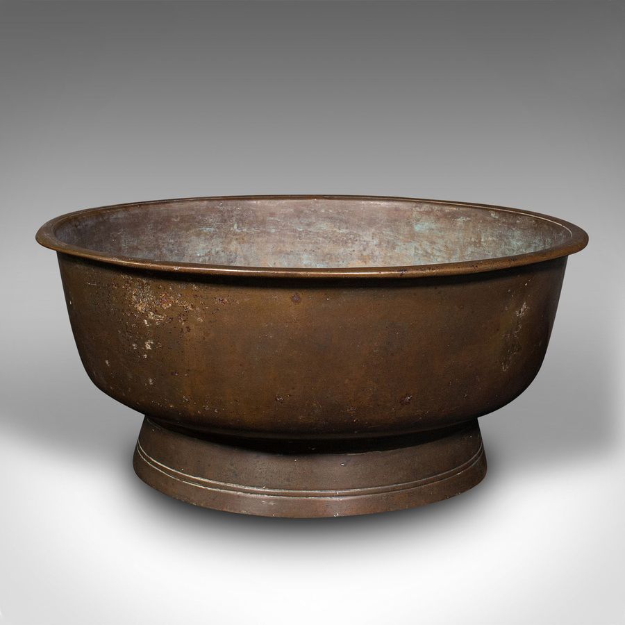 Antique Large Antique Censer, Japanese, Bronze, Serving Bowl, Dish, Victorian, Meiji