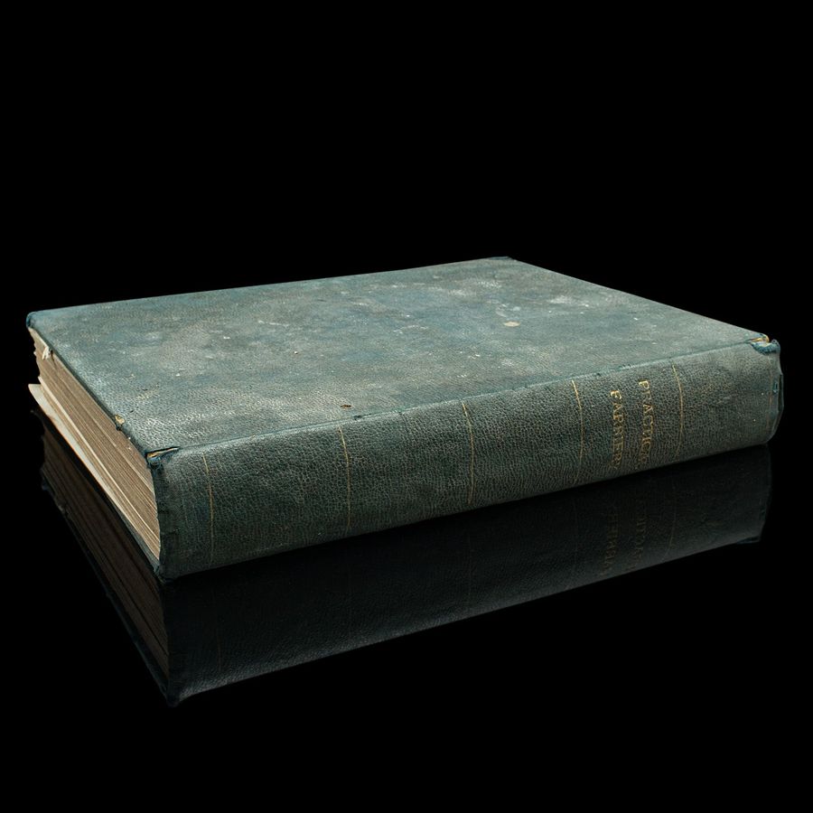 Antique Large Antique Book, Modern Practical Farriery, WJ Miles, English, Circa 1900