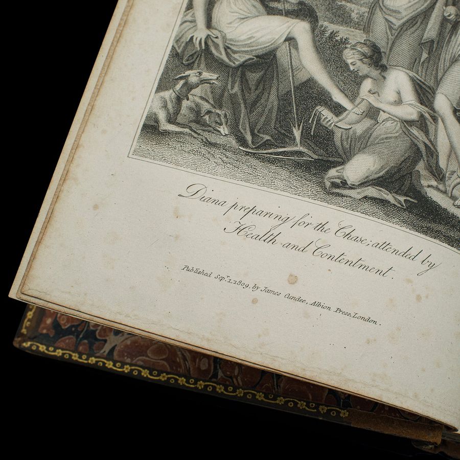 Antique Antique Book, Thoughts on Hunting by William Beckford, English, Georgian, 1810