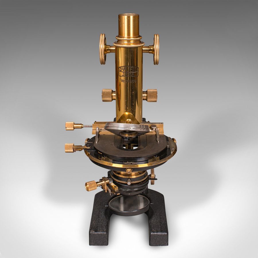 Antique Antique Laboratory Microscope, German, Scientific Instrument, Carl Zeiss Jena