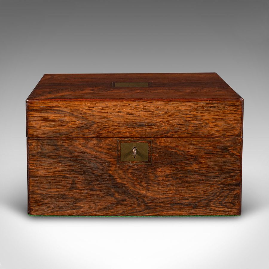 Antique Antique Vanity Case, English, Travelling Dressing Table Box, Regency, Circa 1820