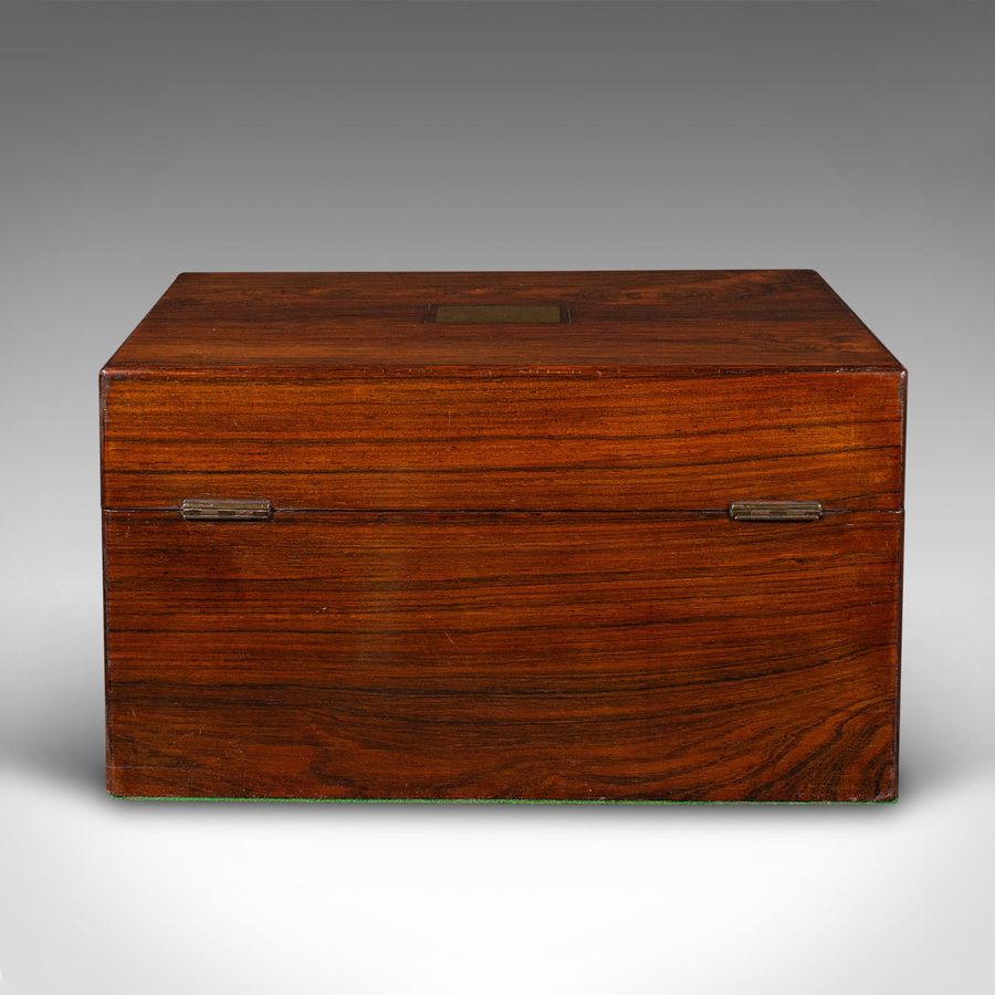 Antique Antique Vanity Case, English, Travelling Dressing Table Box, Regency, Circa 1820