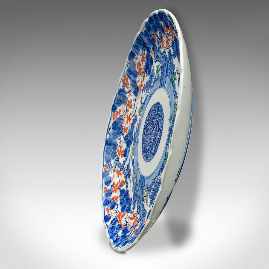 Antique Antique Decorative Plate, Japanese, Ceramic, Serving Dish, Imari, Victorian