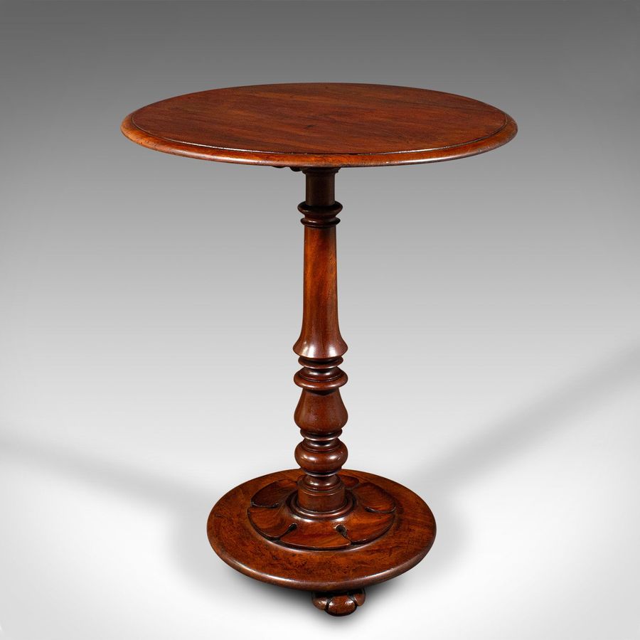 Antique Antique Tilt Top Wine Table, English, Side, Lamp, Occasional, William IV, C.1835