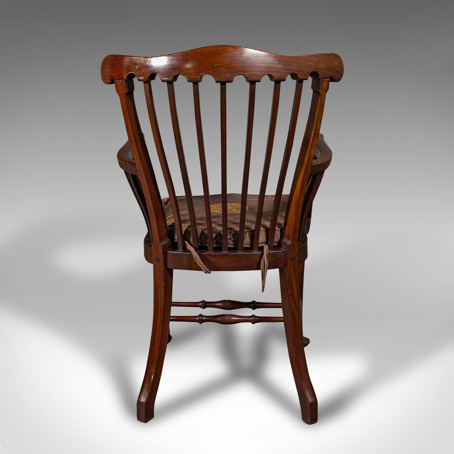 Antique Antique Cleric's Armchair, English, Elbow Chair, Georgian Revival, Victorian
