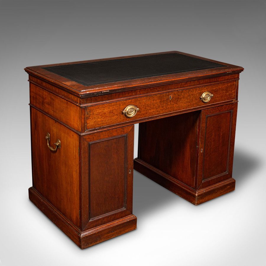 Antique Antique Architect's Desk, English, Adjustable, Draughtsman, Pedestal, Georgian
